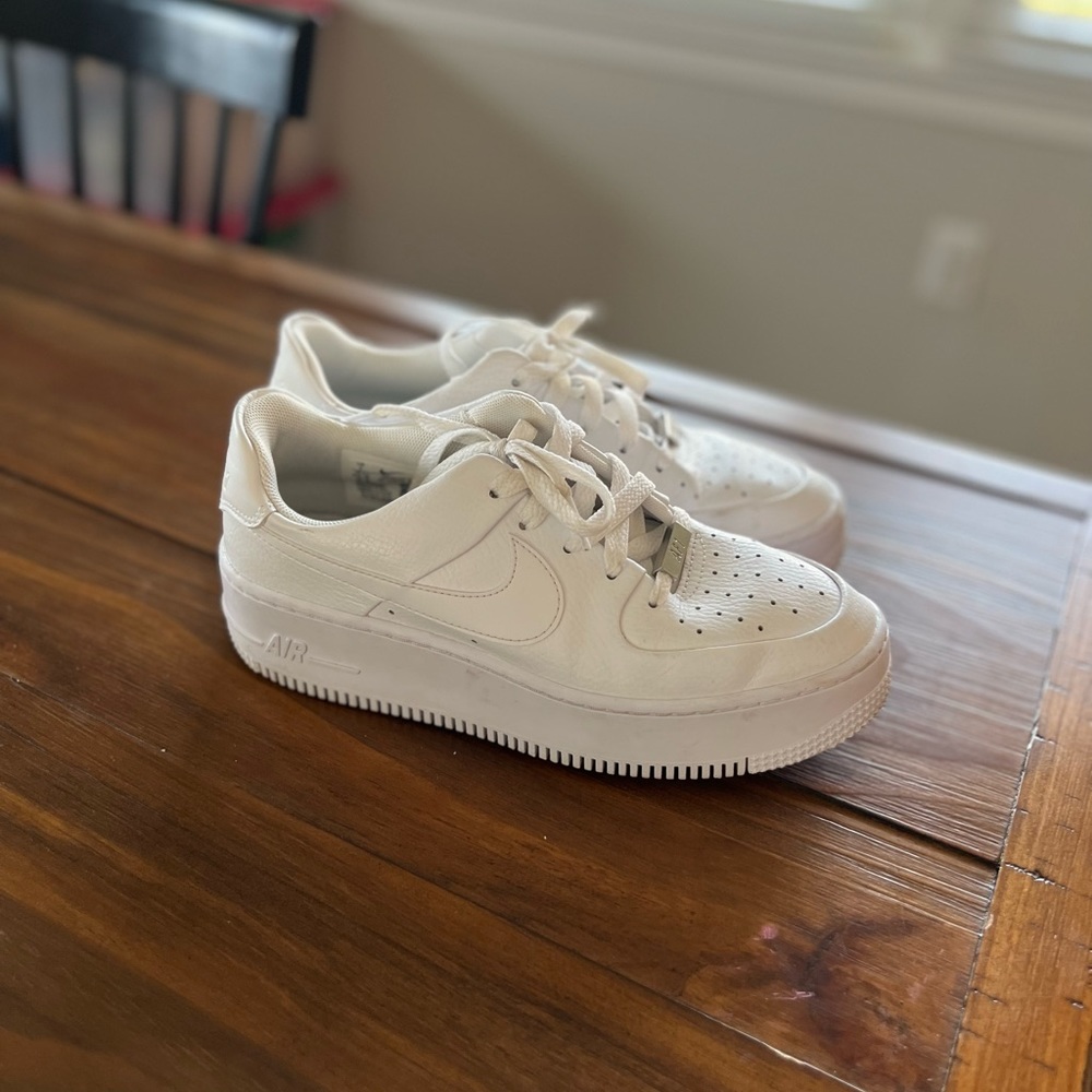 Like New Leather Air Force Ones